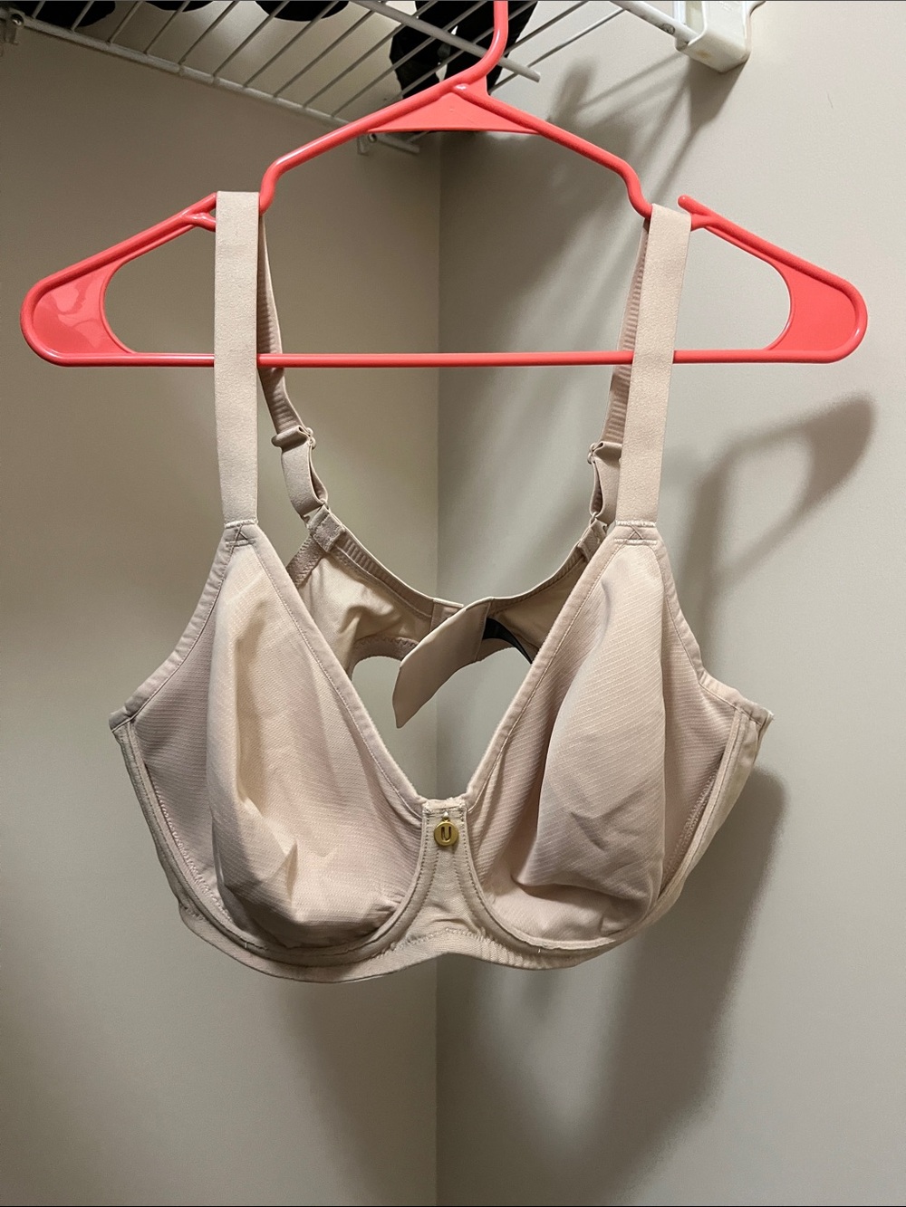 Demi Nude Underwire Bra with Adjustable Straps